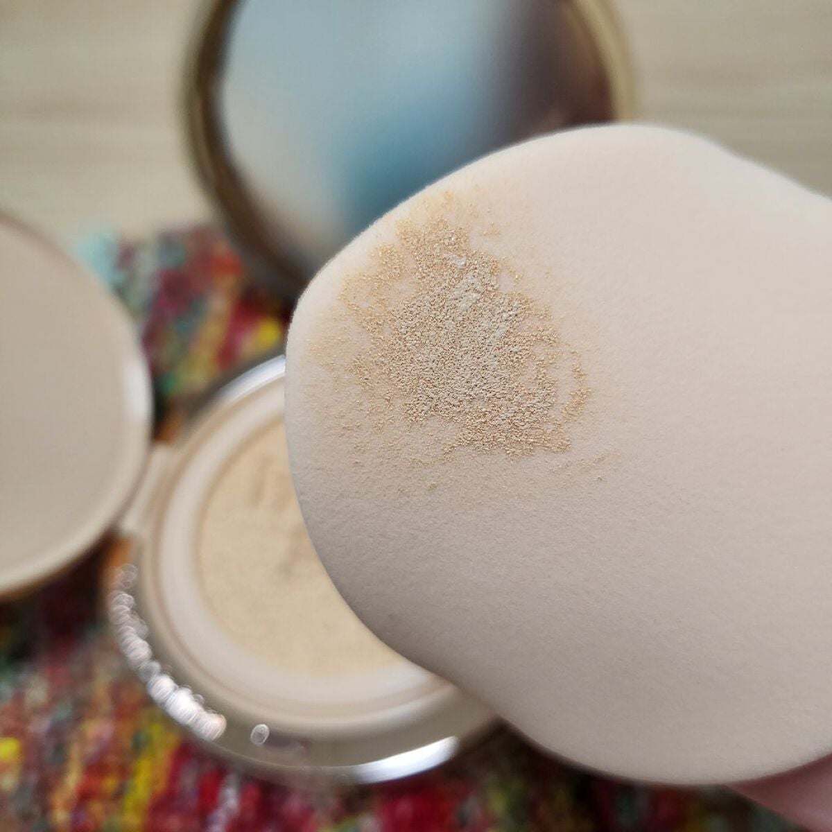 プロテーラービーグロウクッション ニュークラス/espoir/クッションファンデーションを使ったクチコミ(3枚目)