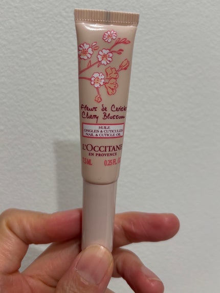 ネイルオイル チェリーブロッサム/L'OCCITANE/ネイルオイル・トリートメントを使ったクチコミ(1枚目)