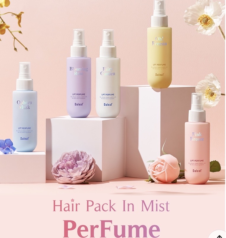 Daleaf パフュームヘアパックインミスト Pink Breezeのクチコミ「ヘアパックをそのまま詰め込んであるミスト♡ˊ˗

Daleaf
パフュームヘアパックインミスト.....」（3枚目）