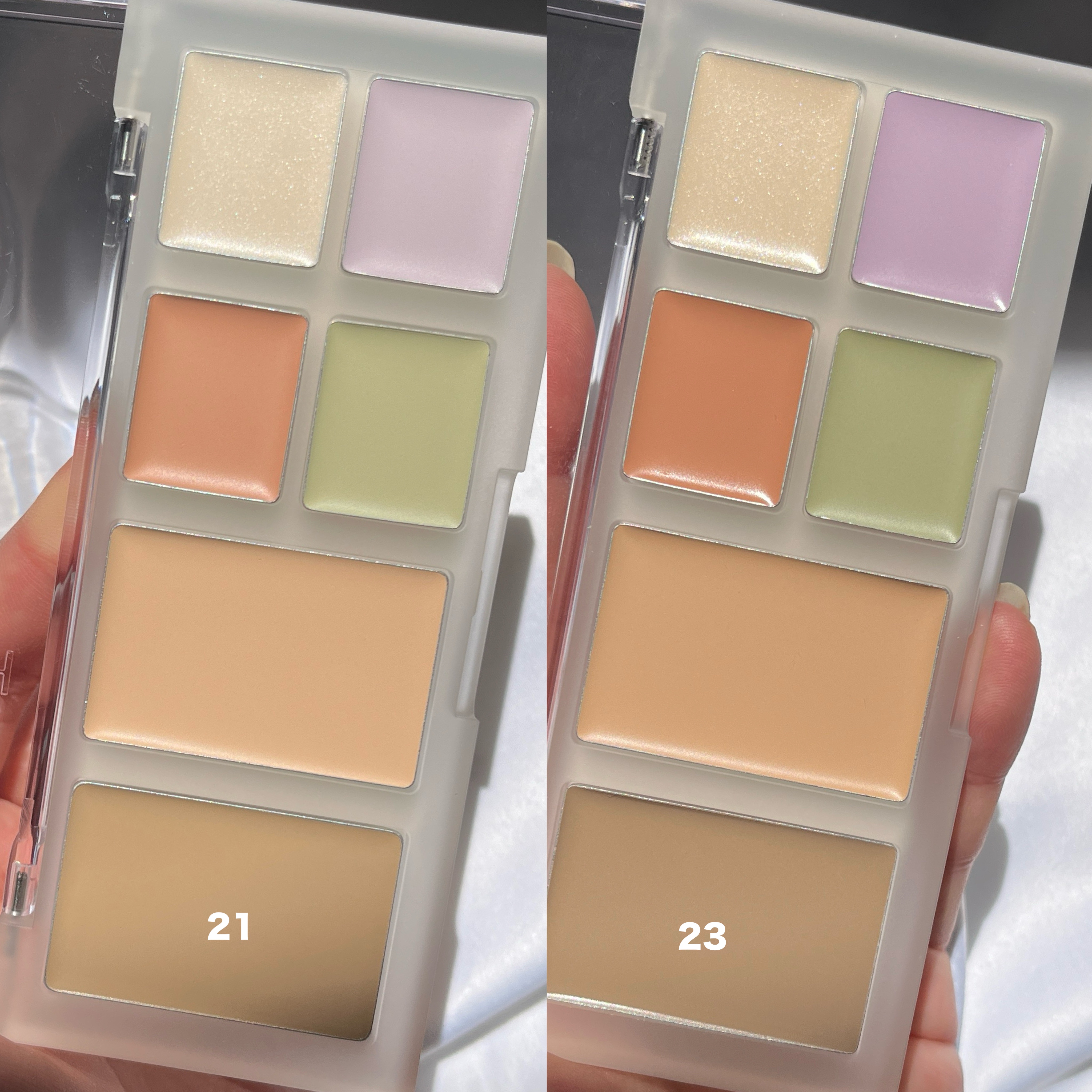 ブリージングコンシーラーパレット/Healus/パレットコンシーラーを使ったクチコミ（2枚目）