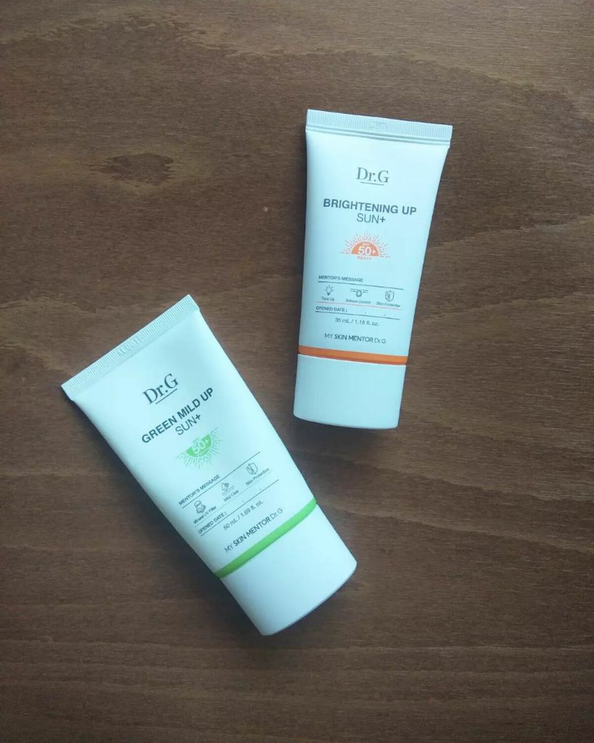 グリーンマイルドアップサンプラス/Dr.G/日焼け止めクリームを使ったクチコミ（1枚目）