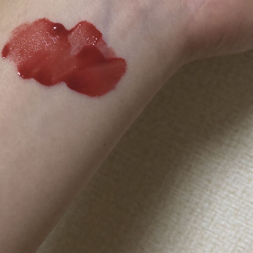 ジューシーラスティングティント/rom&nd/リップティントを使ったクチコミ（2枚目）