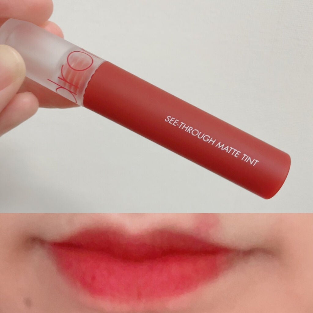 ゼロベルベットティント/rom&nd/リップティントを使ったクチコミ(2枚目)