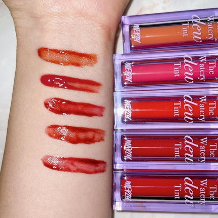 ザ ウォータリーデューティント/MERZY/リップティントを使ったクチコミ(3枚目)