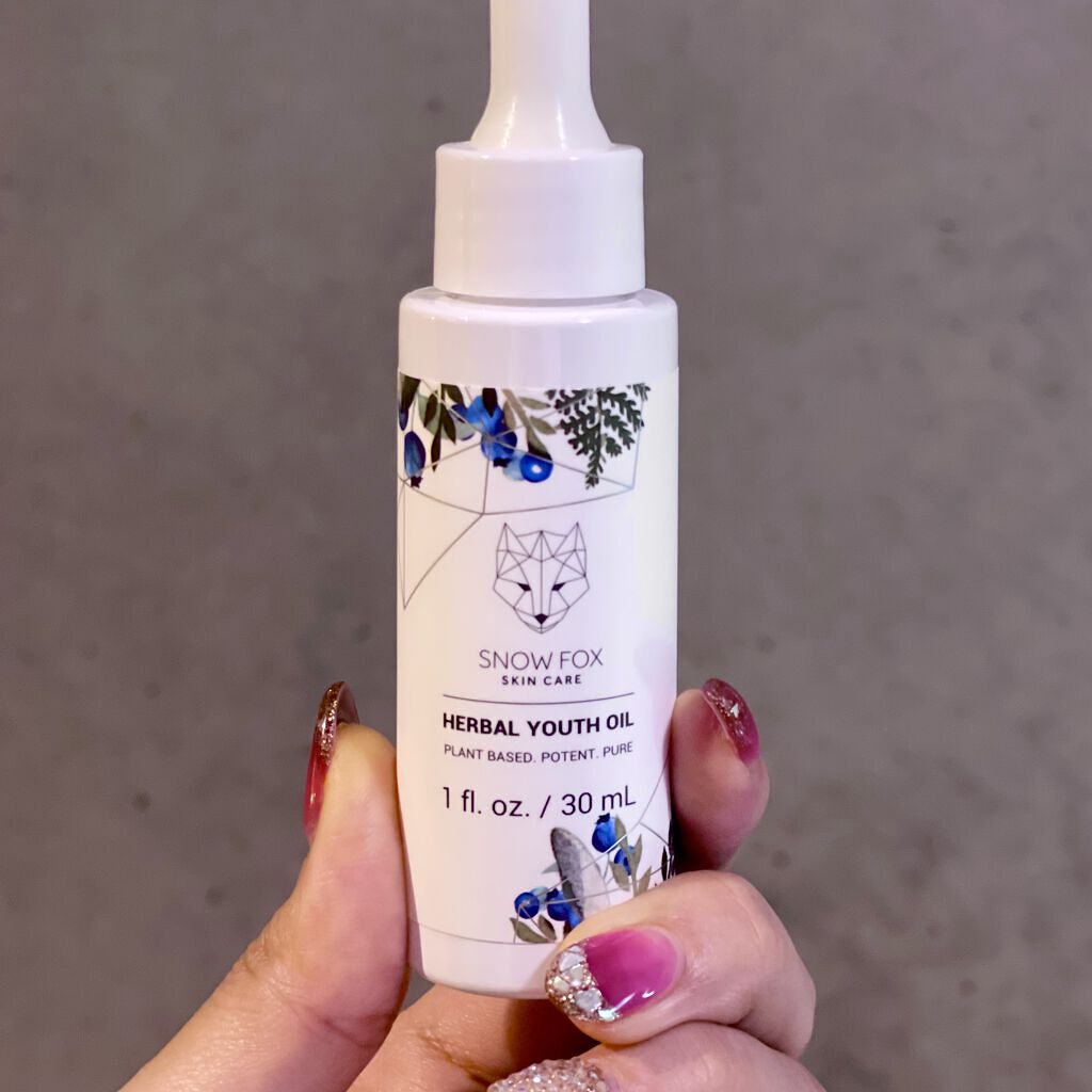 ハーバル ユース オイル/SNOW FOX SKINCARE/フェイスオイルを使ったクチコミ（1枚目）