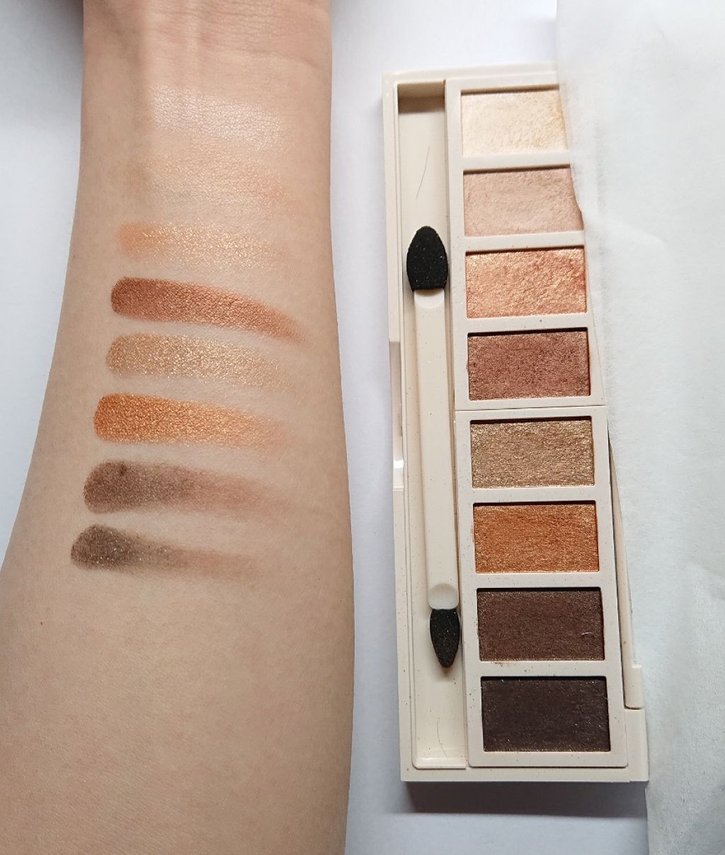 グラマラスヌード アイパレット (クリスマスコフレ 2017)/Visée/メイクアップキットを使ったクチコミ(2枚目)
