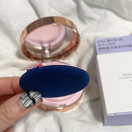 ピンクティーツリーカバーアップグロウクッション/APLIN/クッションファンデーションを使ったクチコミ(4枚目)