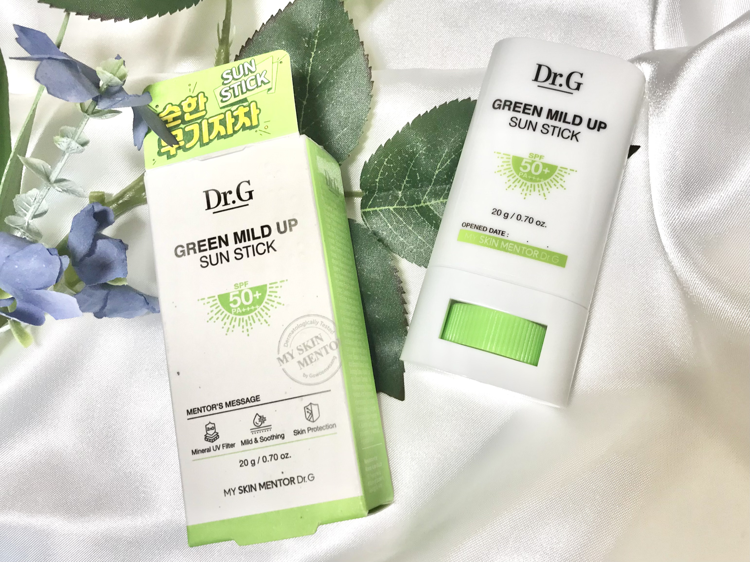 グリーンマイルドサンスティック SPF50+ PA++++/Dr.G/日焼け止めスティックを使ったクチコミ（1枚目）