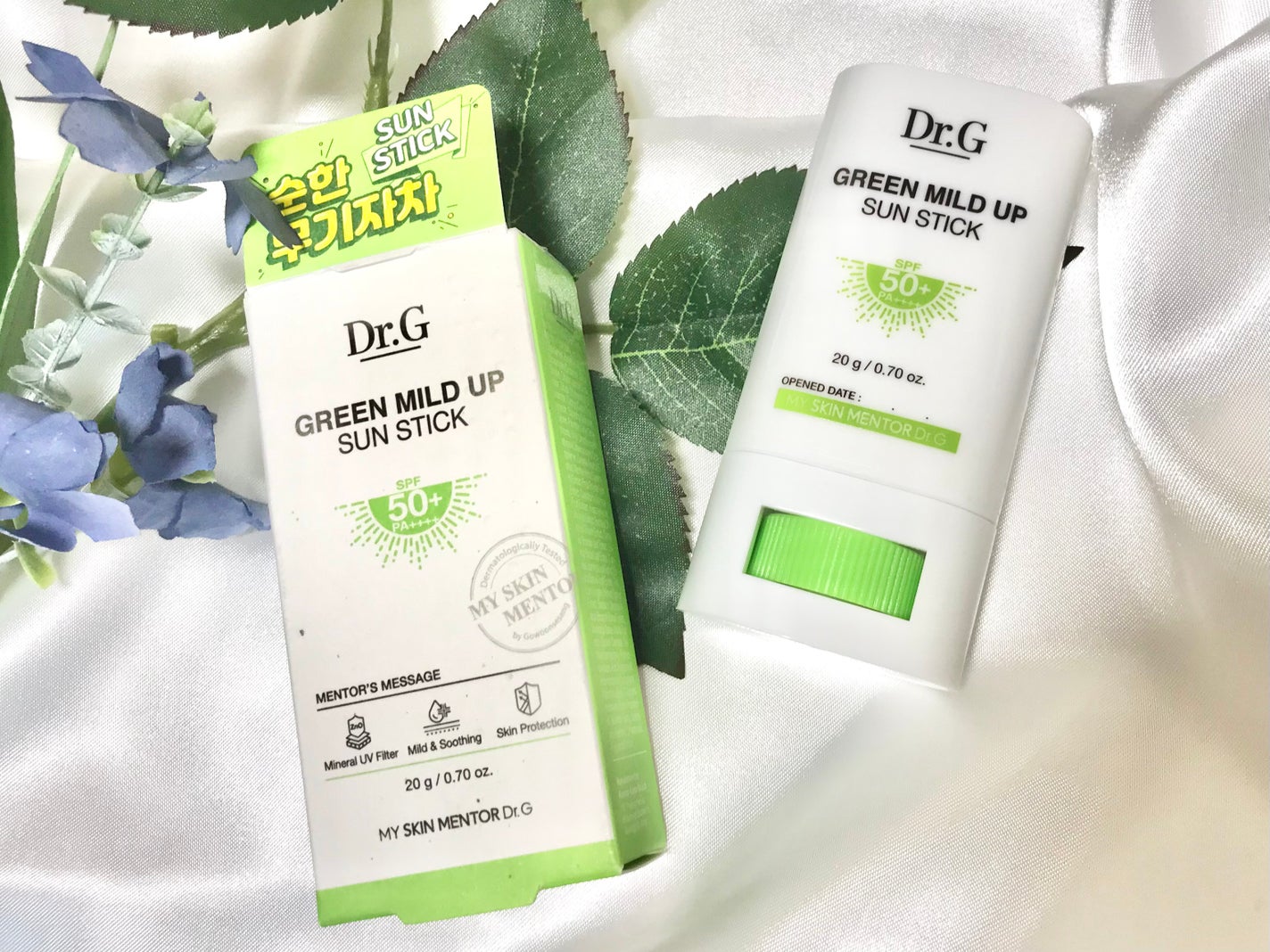 グリーンマイルドサンスティック SPF50+ PA++++/Dr.G/日焼け止めスティックを使ったクチコミ(1枚目)