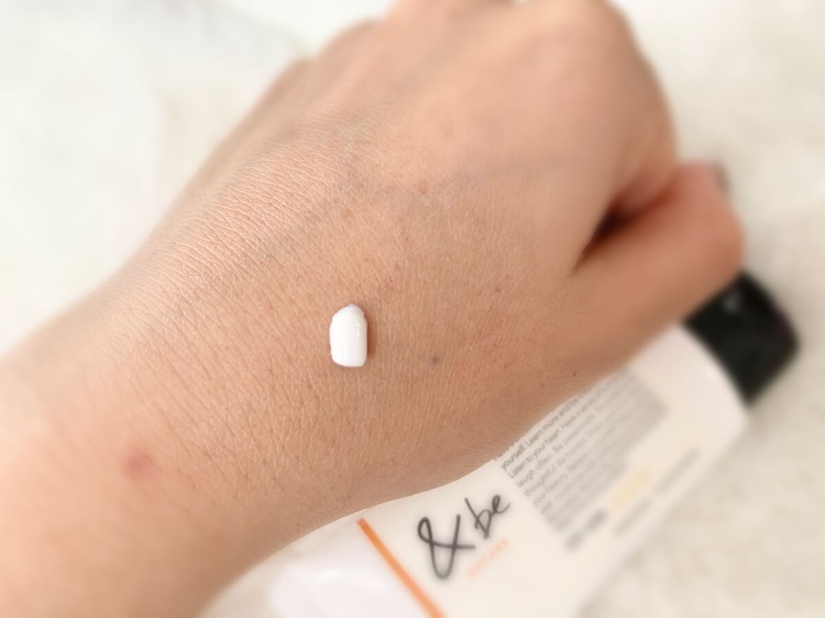 &be UVミルク/＆be/日焼け止めミルクを使ったクチコミ（2枚目）