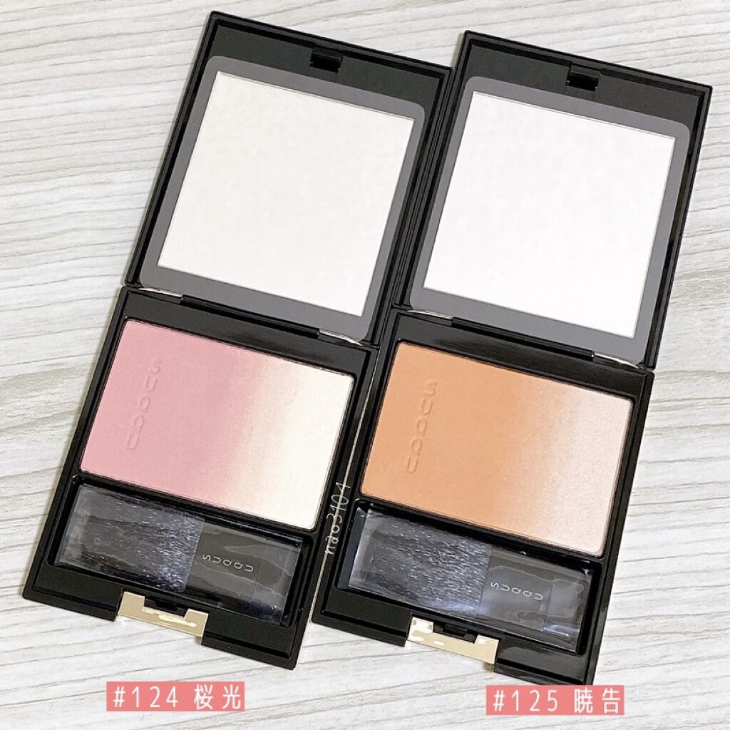 ピュア カラー ブラッシュ 125 暁告 -AKATSUKITSUGE/SUQQU/パウダーチークを使ったクチコミ（2枚目）