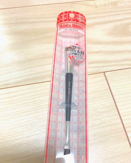 ダブルエンドアイブロウブラシ スマッジタイプ/ロージーローザ/メイクブラシを使ったクチコミ(1枚目)