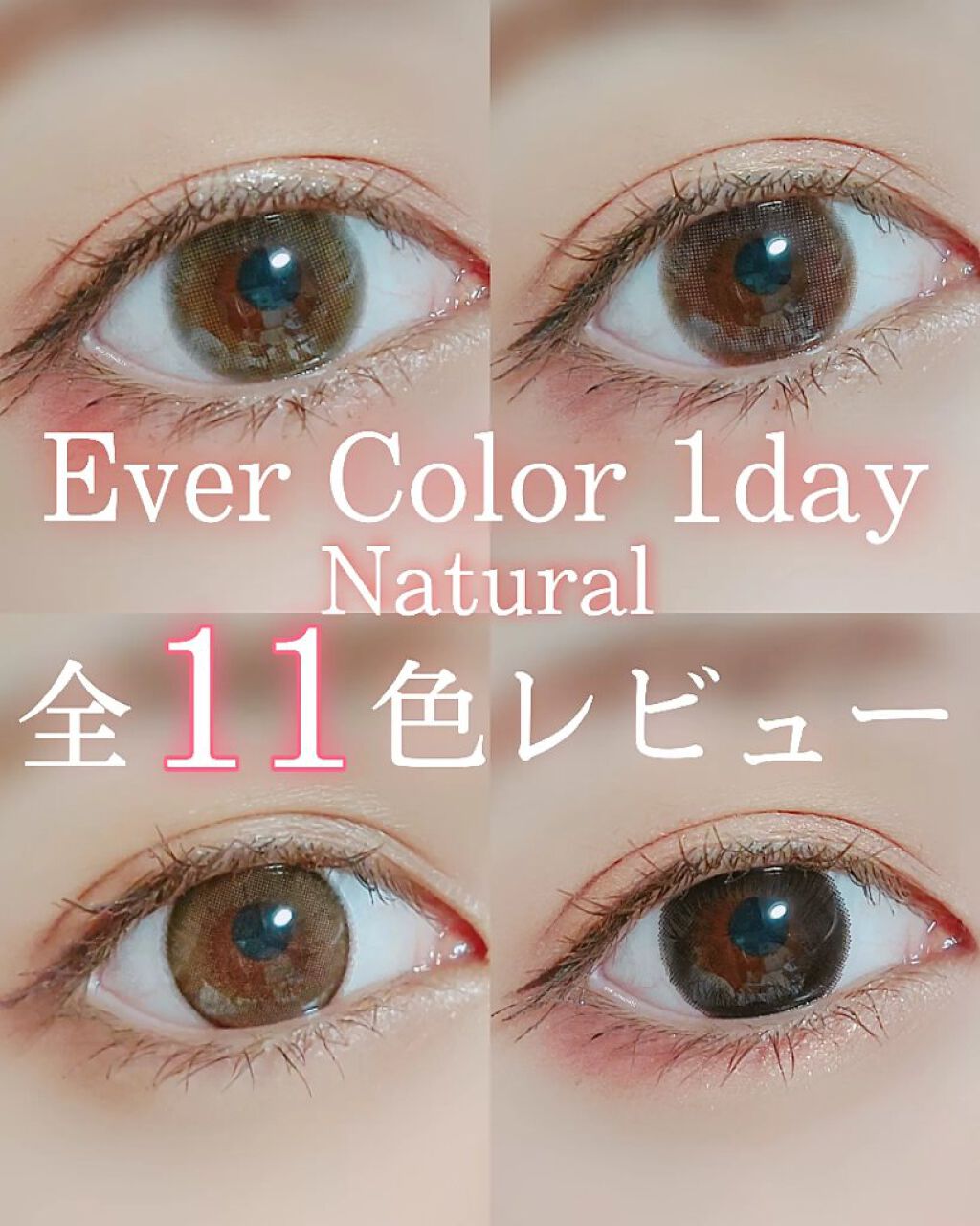 エバーカラーワンデー ナチュラル/エバーカラー/ワンデー(1DAY)カラコンを使ったクチコミ(1枚目)