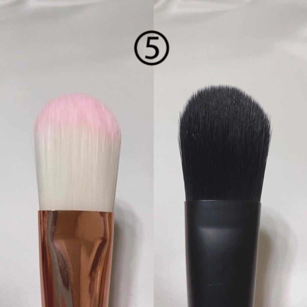ごくふわブラシ/DAISO/メイクブラシを使ったクチコミ(2枚目)