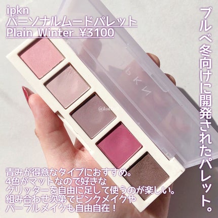 イプクン パーソナル ムードパレット/IPKN/アイシャドウパレットを使ったクチコミ(3枚目)