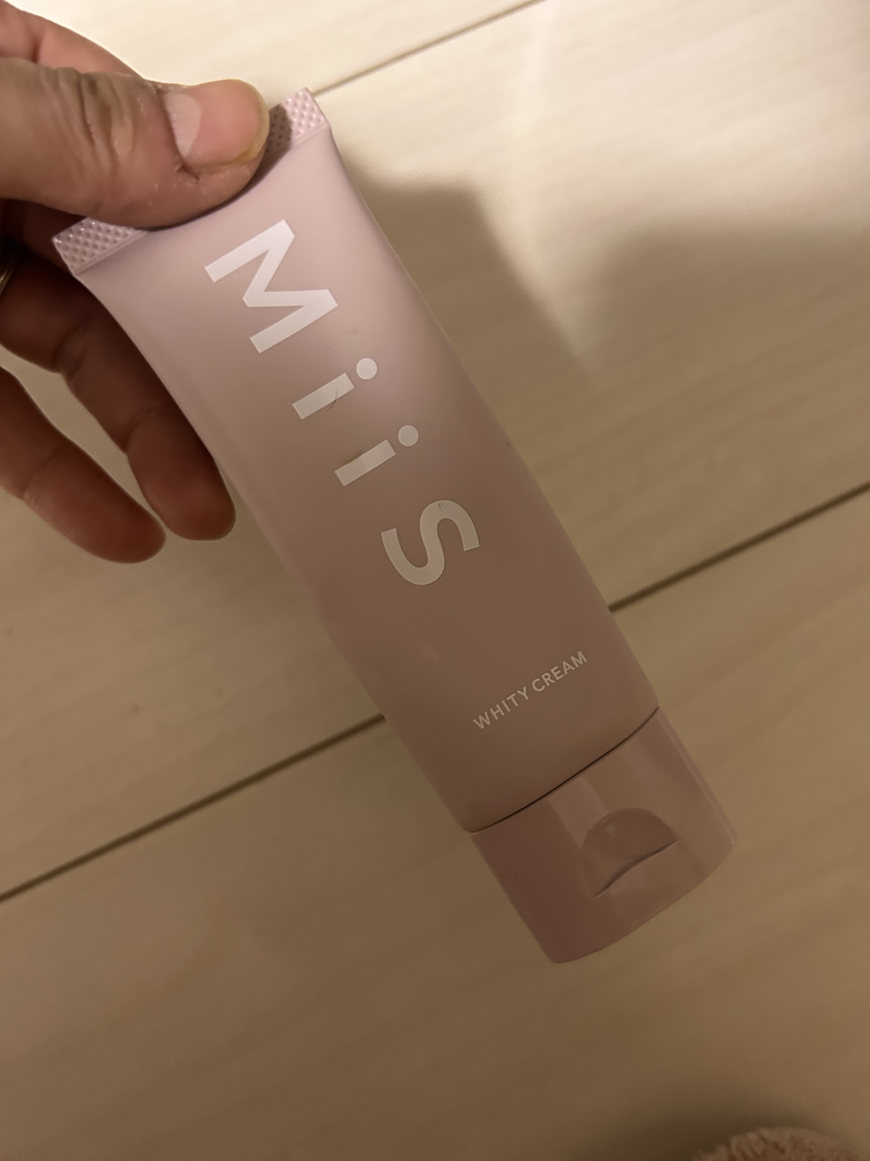 ホワイティクリーム ロゼミント味/MiiS/歯磨き粉を使ったクチコミ（1枚目）