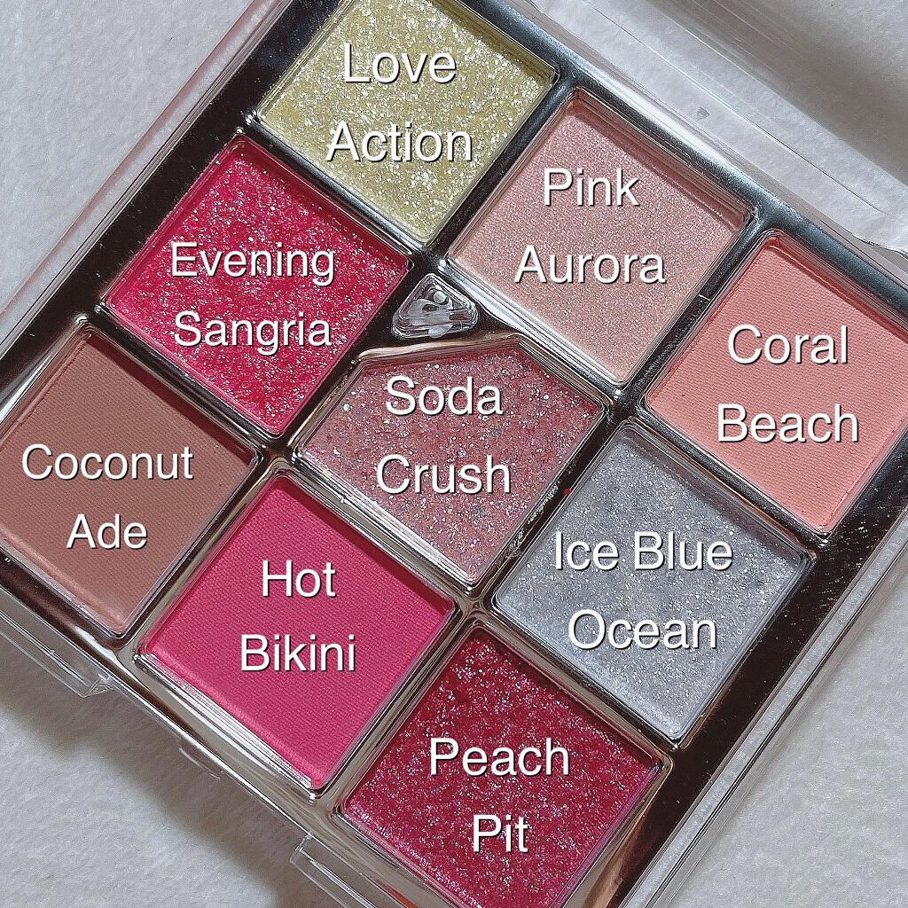 グリッターペディアアイパレット/unleashia/アイシャドウパレットを使ったクチコミ(3枚目)