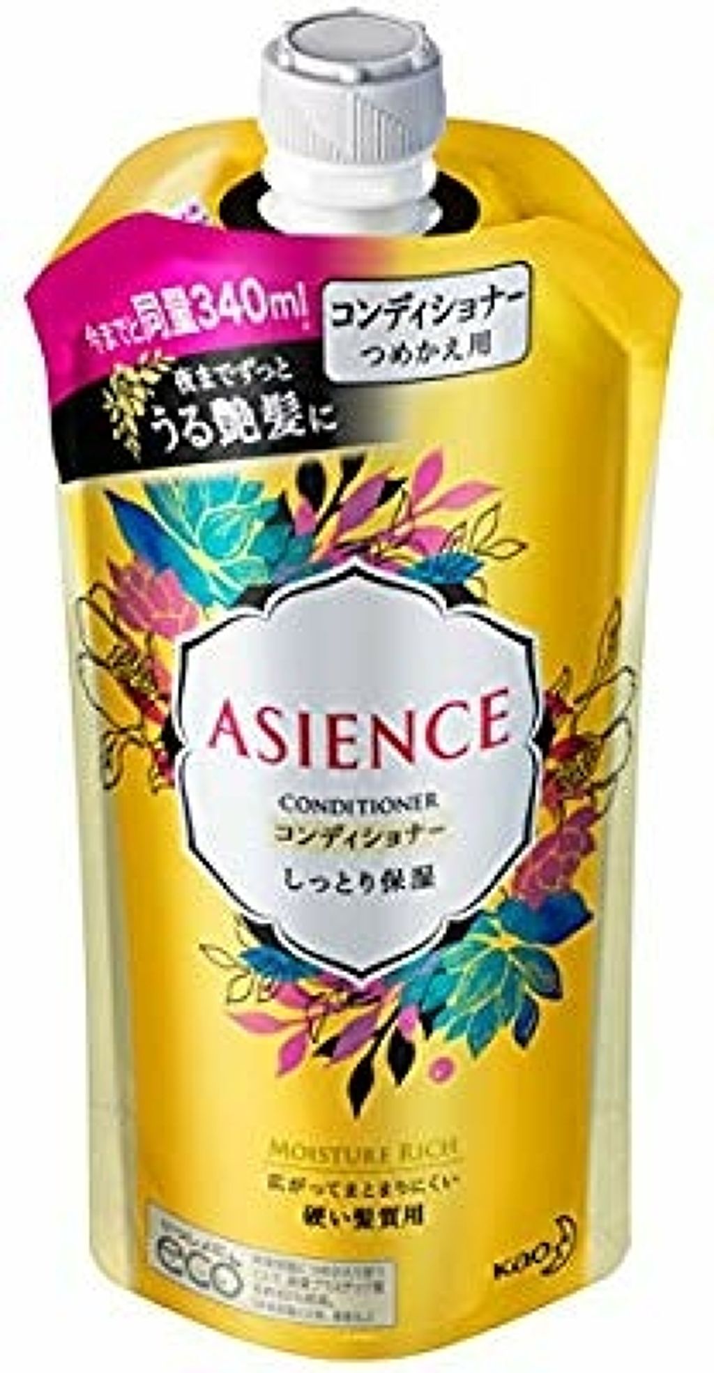 シャンプー／コンディショナー しっとり保湿/アジエンス/市販シャンプーを使ったクチコミ（1枚目）