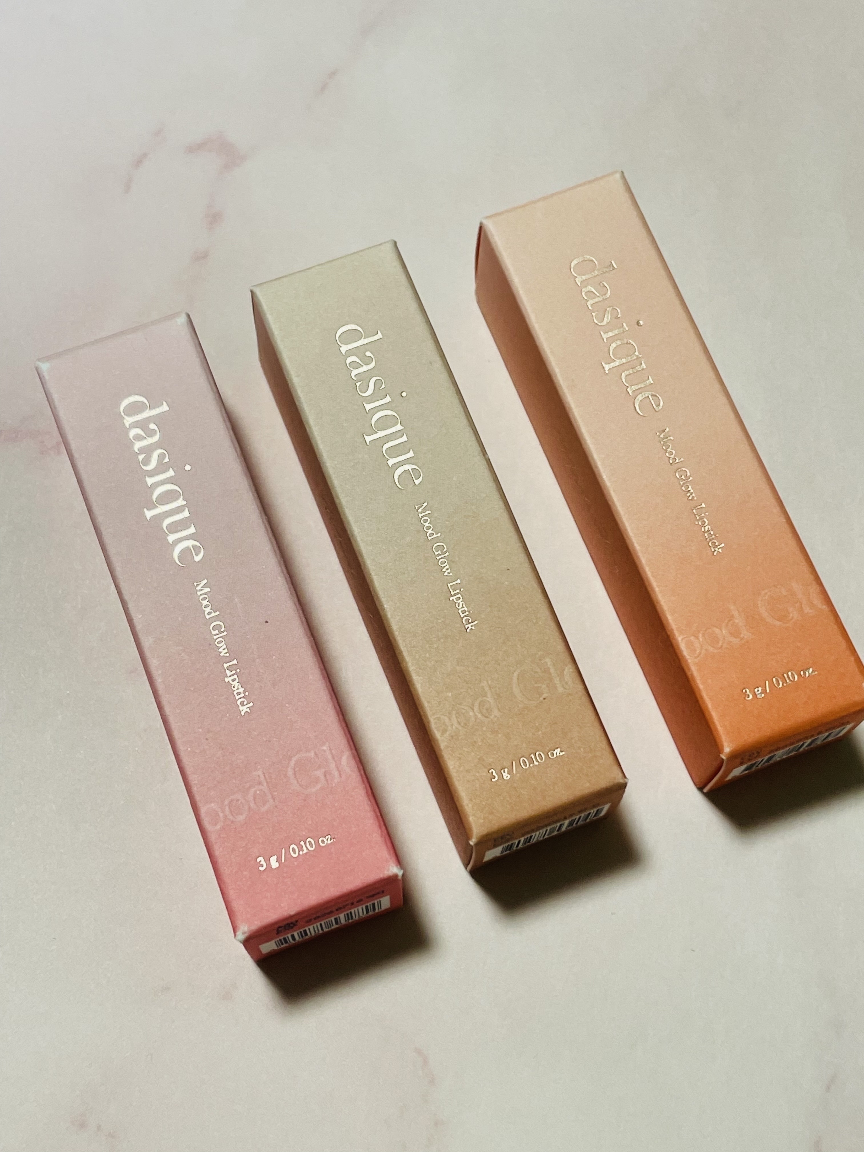 ムードグロウリップスティック 06 メロウコーラル/dasique/口紅を使ったクチコミ（1枚目）