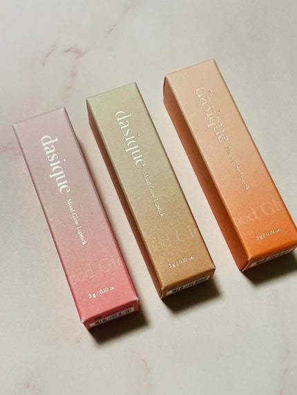 ムードグロウリップスティック 07 ピンクベリー/dasique/口紅を使ったクチコミ(1枚目)