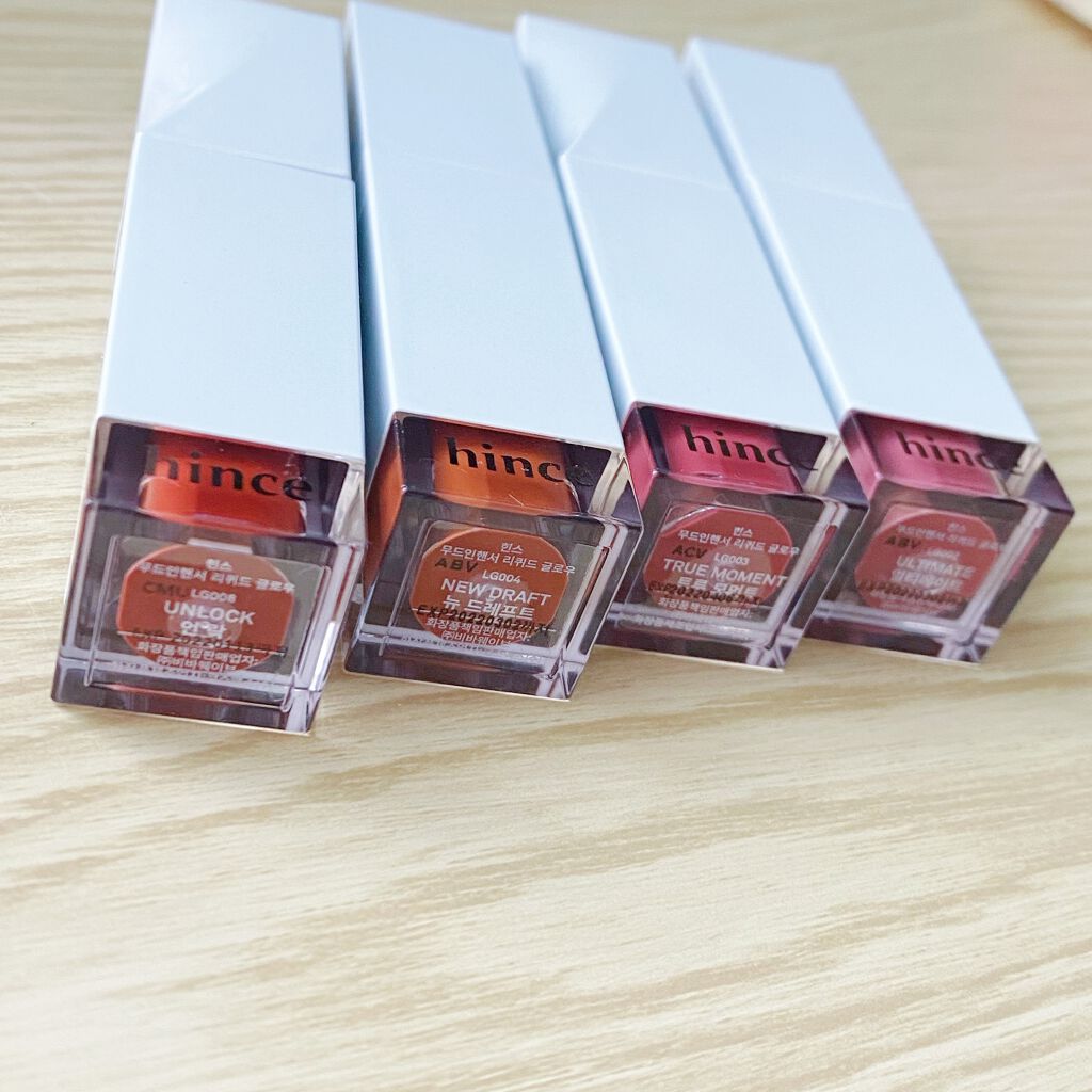 ムードインハンサーリキッドグロウ/hince/口紅を使ったクチコミ(2枚目)