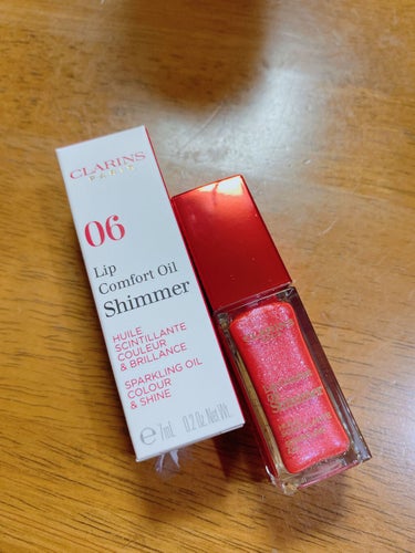 コンフォート リップオイル シマー/CLARINS/リップグロスを使ったクチコミ（1枚目）