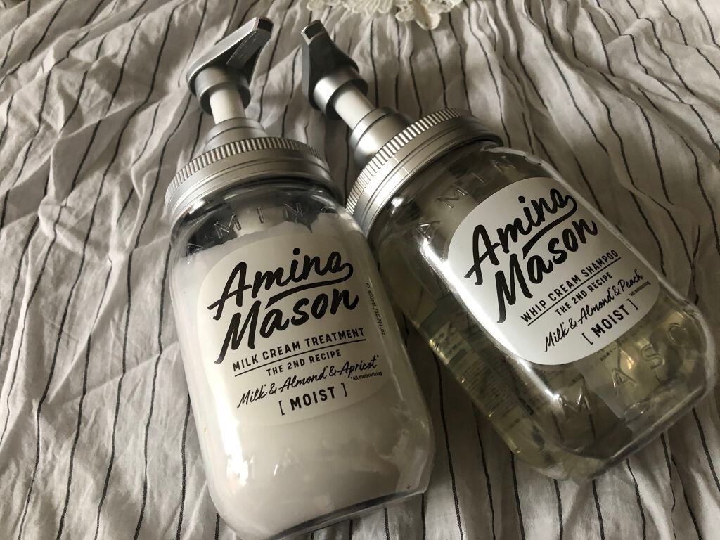 アミノメイソン ディープモイスト ホイップクリーム シャンプー/ミルククリーム ヘアトリートメント/アミノメイソン/市販シャンプーを使ったクチコミ(2枚目)
