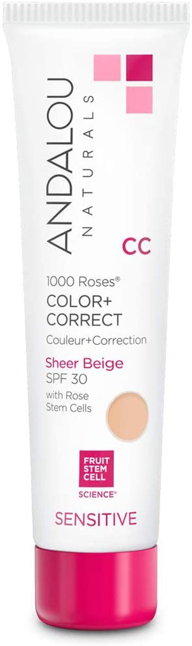 Andalou Naturals 1000 Roses Color + Correct with SPF 30