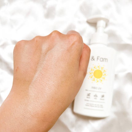 マイルドUV SPF33 PA+++/& Fam/日焼け止めジェルを使ったクチコミ(4枚目)