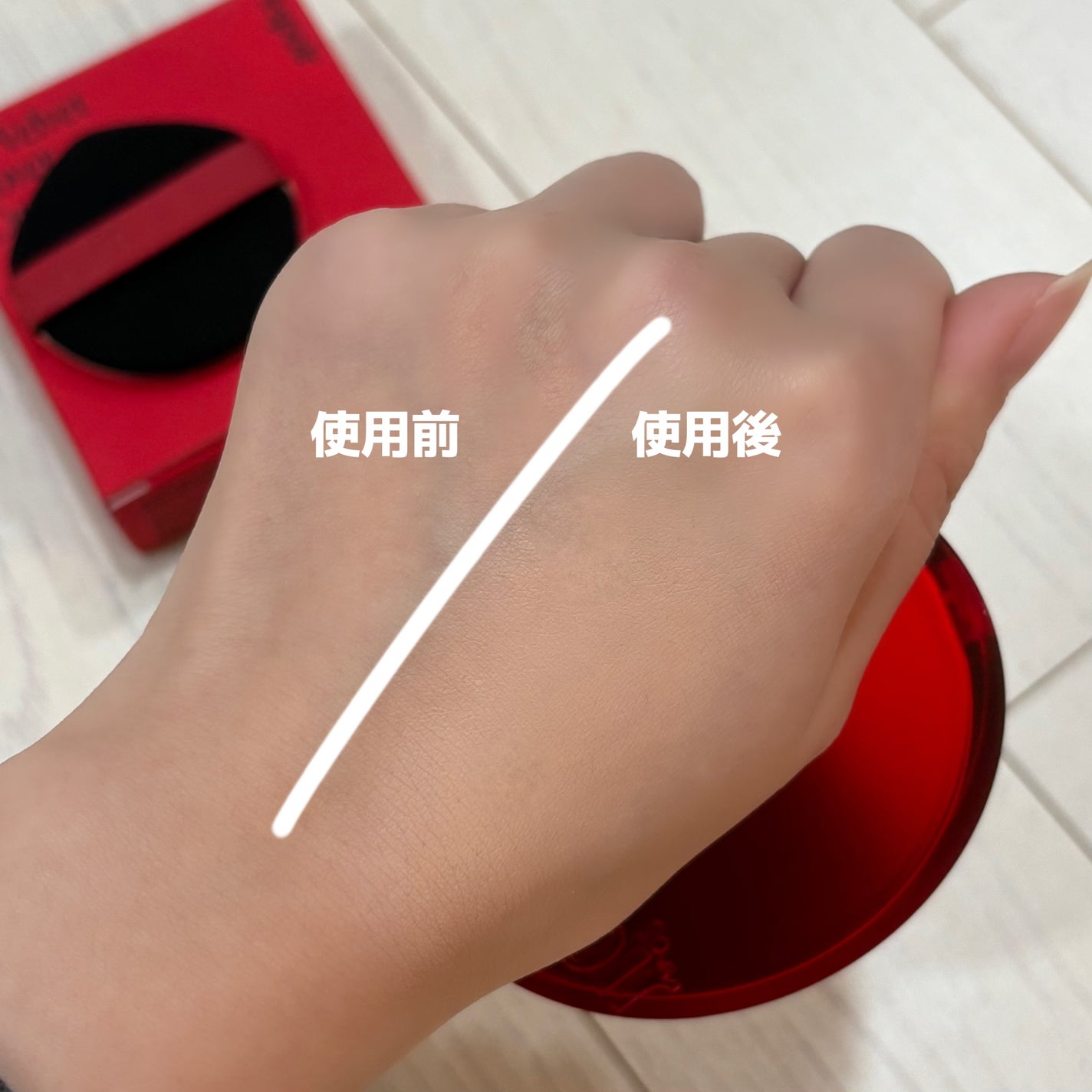 ビーベルベット カバークッション/espoir/クッションファンデーションを使ったクチコミ(3枚目)