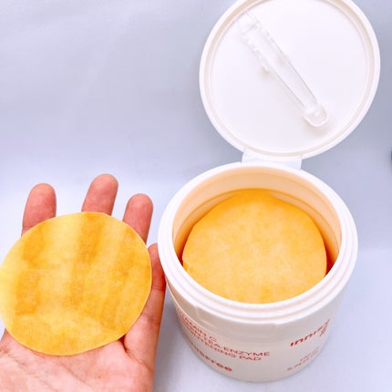 ビタC グリーンティーエンザイム ブライト パッド/innisfree/トナーパッドを使ったクチコミ(4枚目)