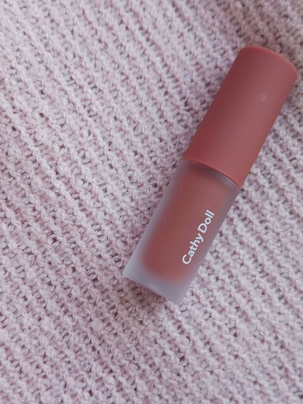 リップアンドチーク ヌードマットティント/CathyDoll/リップティントを使ったクチコミ(1枚目)