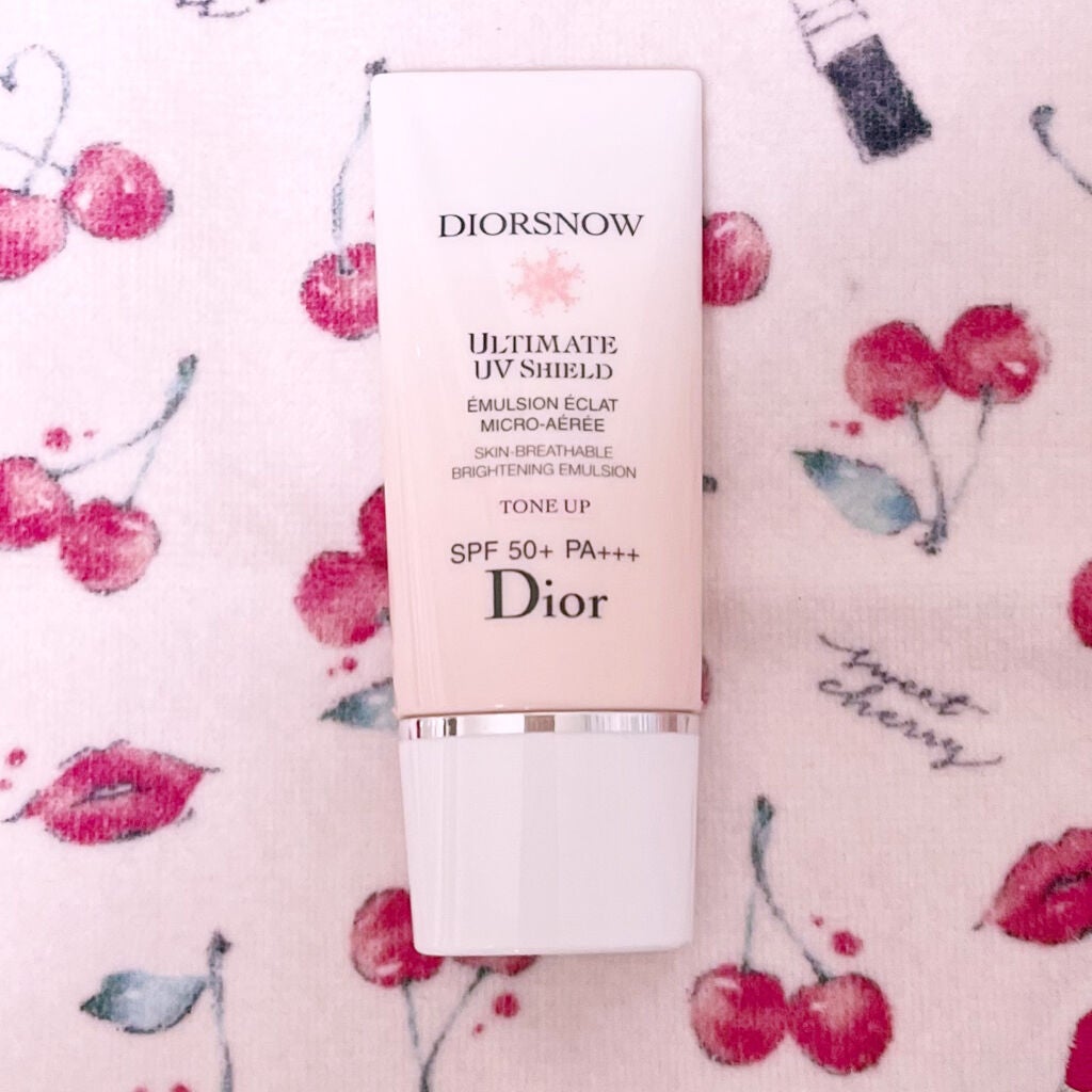 【旧】スノー UVシールド トーンアップ 50+/Dior/日焼け止めミルクを使ったクチコミ(1枚目)