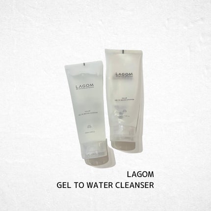 ラゴム ジェルトゥウォーター クレンザー(朝用洗顔)/LAGOM /その他洗顔料を使ったクチコミ(2枚目)