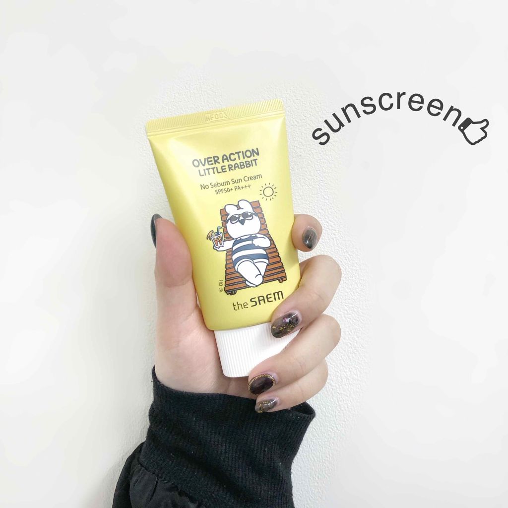 No Sebum Sun Cream SPF50+ PA+++/the SAEM/日焼け止め・UVケアを使ったクチコミ(1枚目)