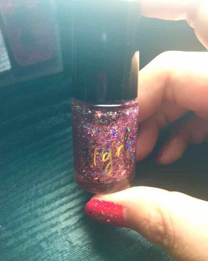 ITGグリッターネイル/DAISO/マニキュアを使ったクチコミ(3枚目)