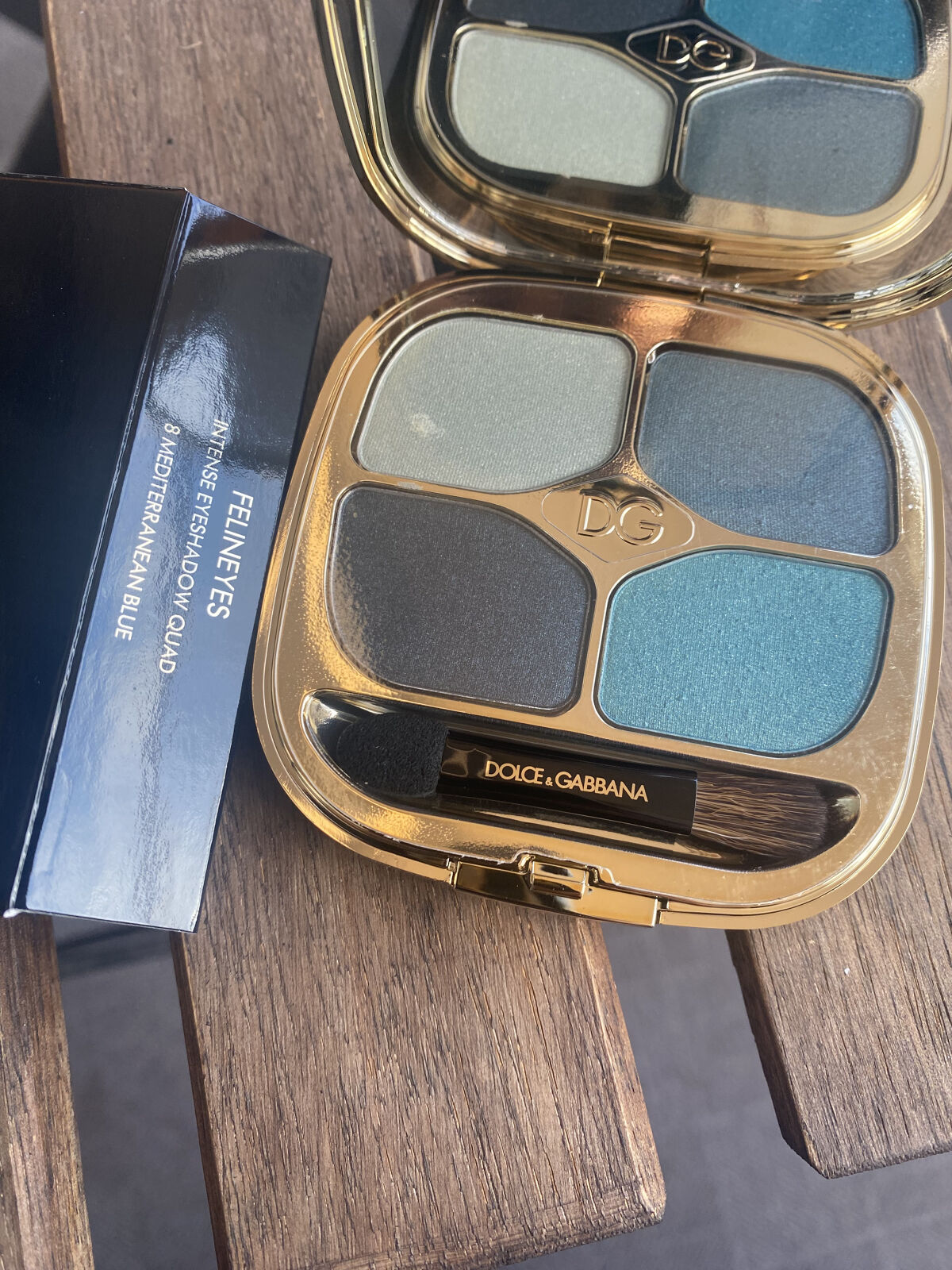 フェリンアイズ インテンスアイシャドウ クアッド/DOLCE&GABBANA BEAUTY/アイシャドウパレットを使ったクチコミ（1枚目）