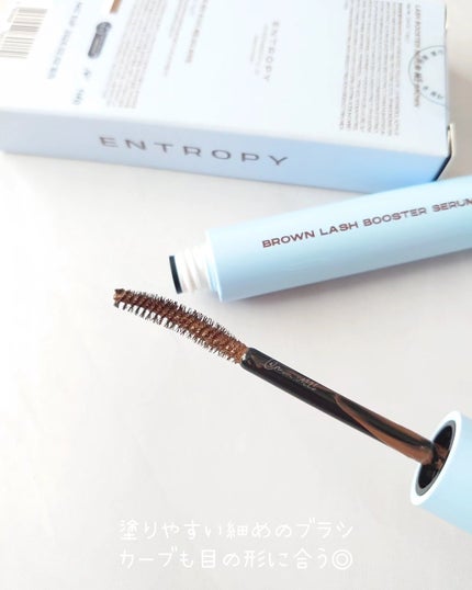 ブロウアンドラッシュブースターセラム/ENTROPY/マスカラを使ったクチコミ(2枚目)
