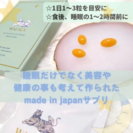 CBD ウェルネスサプリメント/WALALA/健康サプリメントを使ったクチコミ(3枚目)