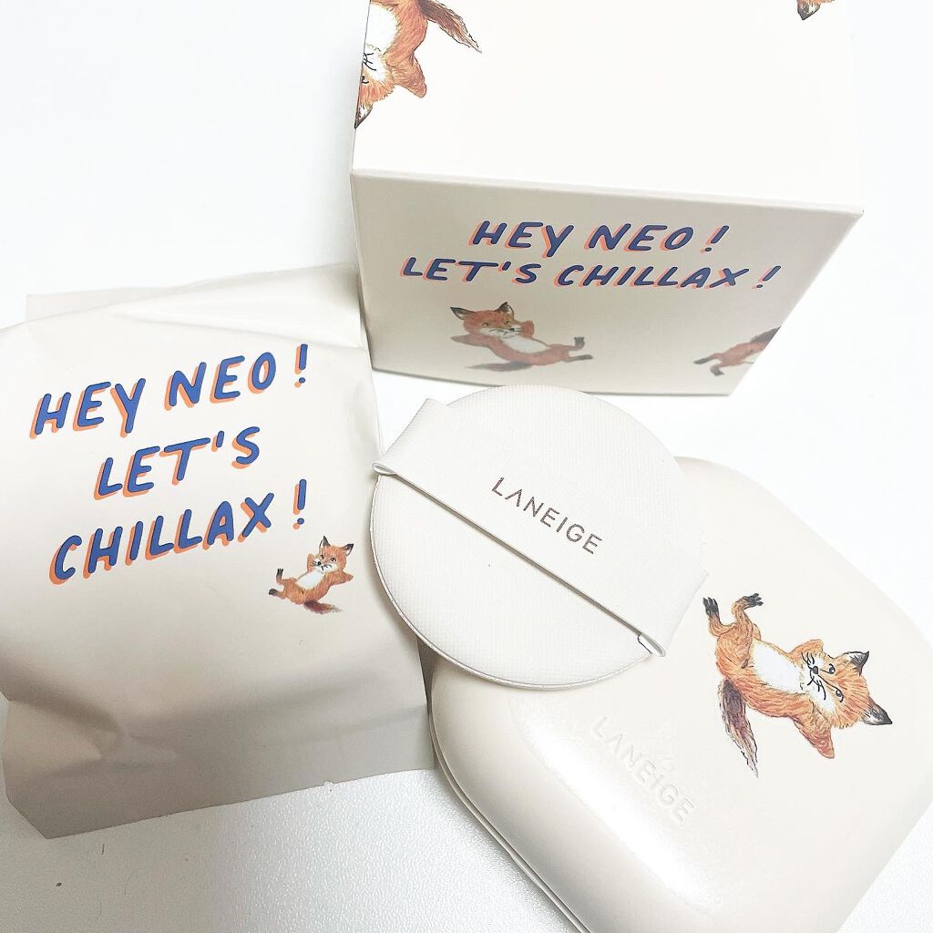 メゾンキツネ コラボ ネオクッション/LANEIGE/クッションファンデーションを使ったクチコミ(8枚目)