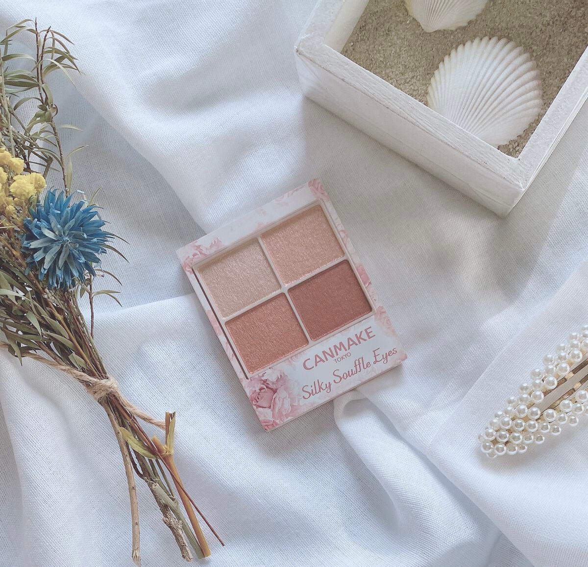 シルキースフレアイズ/キャンメイク/アイシャドウパレットを使ったクチコミ(1枚目)