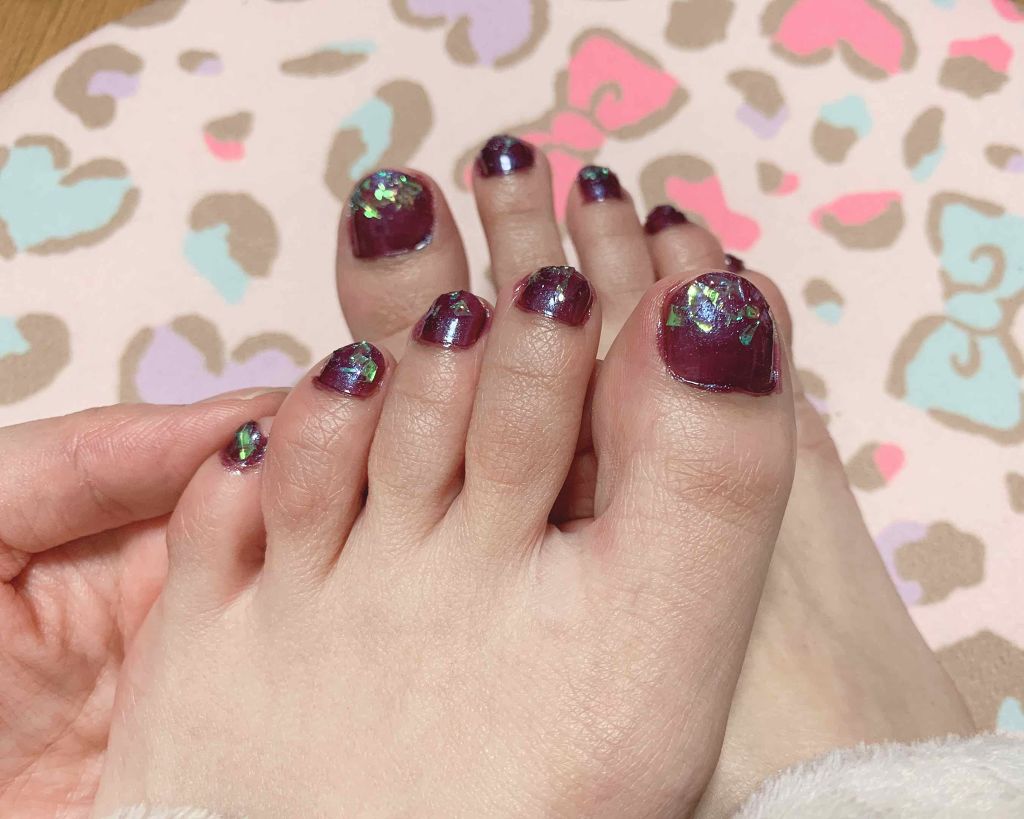 ITGグリッターネイル/DAISO/マニキュアを使ったクチコミ（2枚目）