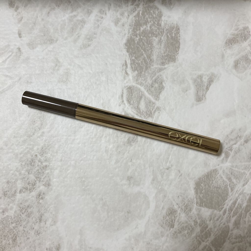 スキニーリッチライナー RL03 グレージュ/excel/リキッドアイライナーを使ったクチコミ（1枚目）