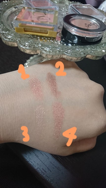 ベルベッティフィットカラーズ/キャンメイク/ジェル・クリームアイシャドウを使ったクチコミ(2枚目)