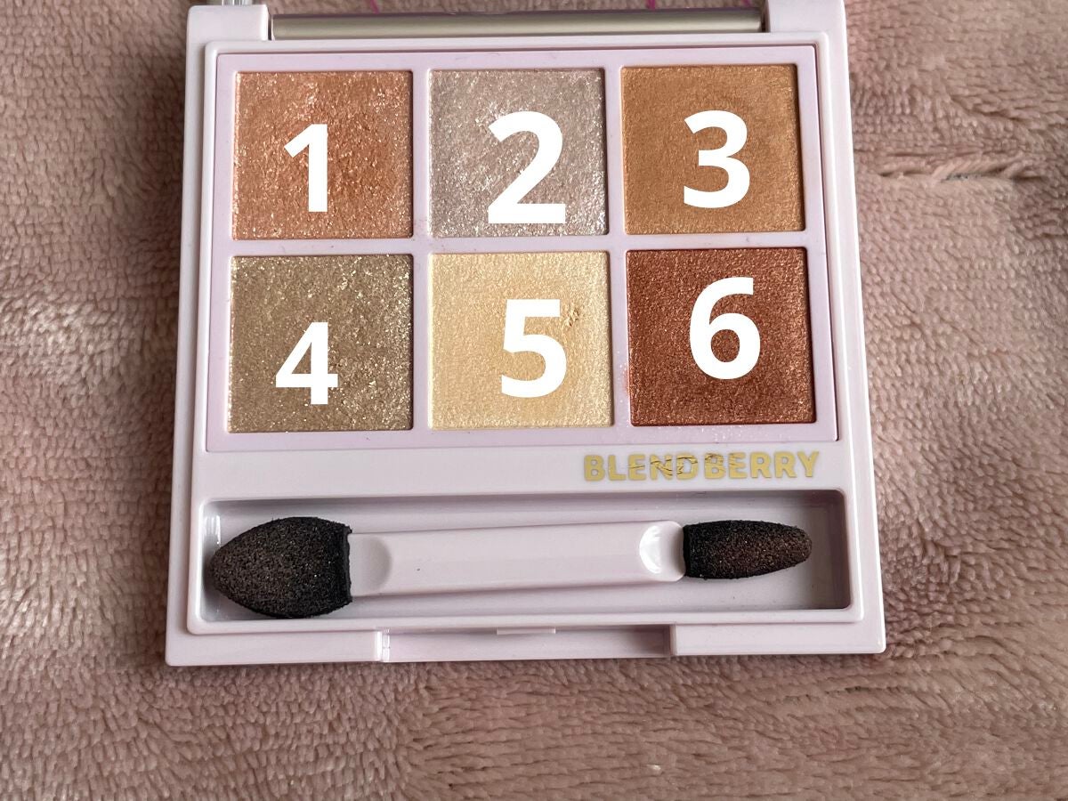 オーラクリエイション/BLEND BERRY/アイシャドウパレットを使ったクチコミ(3枚目)