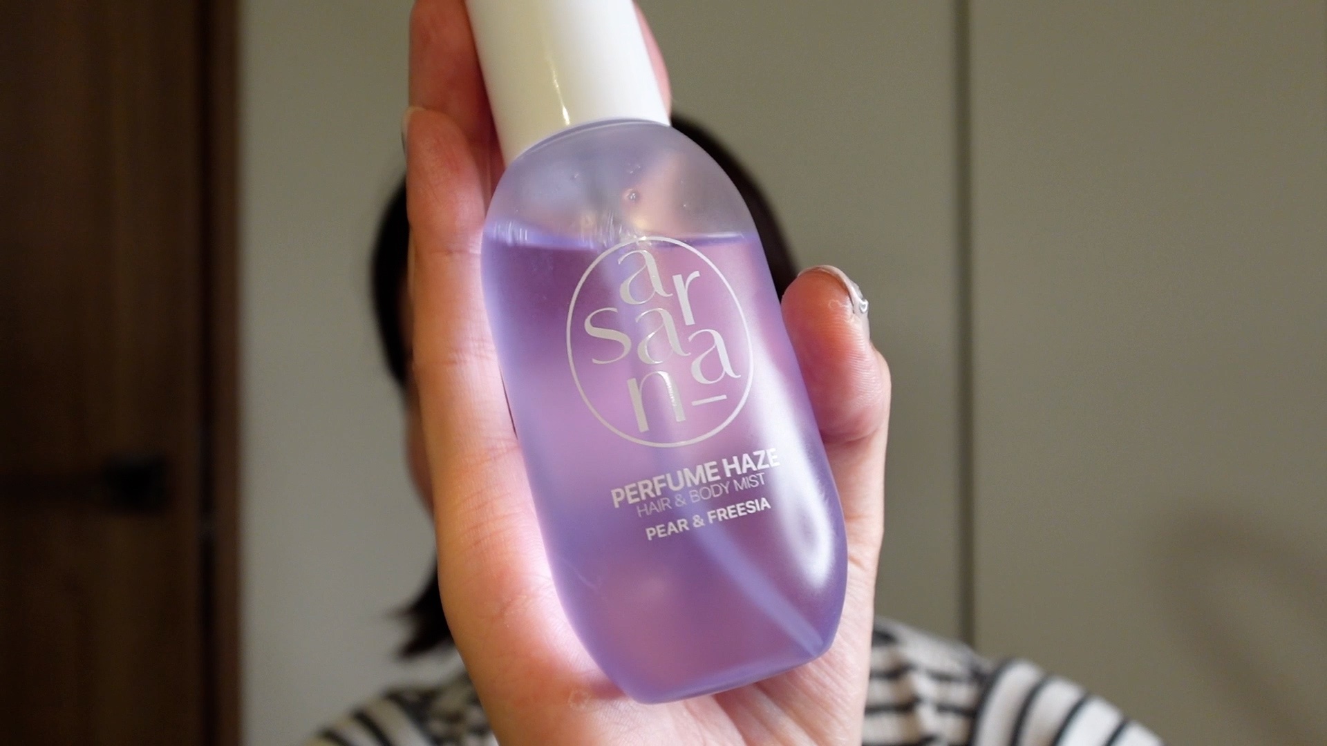 パフュームヘイズ ヘア&ボディミスト ペアー＆フリージア/SARANARA/ヘアミストを使ったクチコミ（3枚目）