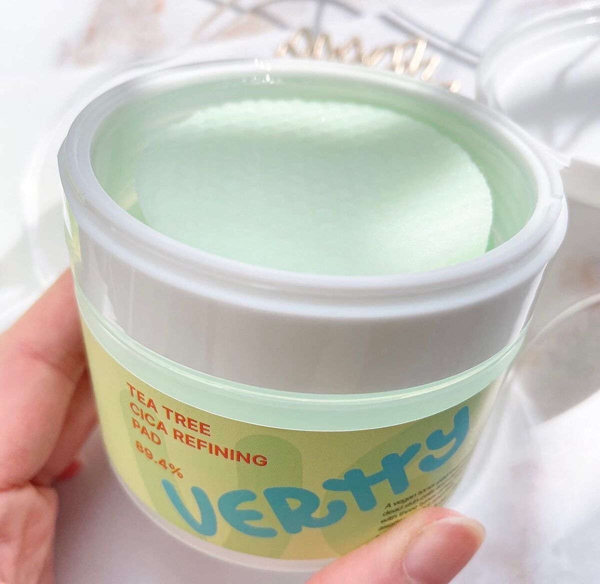 ティーツリー シカ89.4% リファイニングパッド/Vertty/トナーパッドを使ったクチコミ（3枚目）