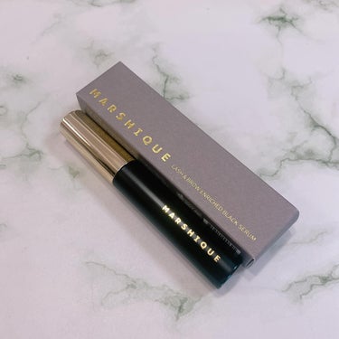 LASH & BROW ENRICHED BLACK SERUM/MARSHIQUE/まつげ美容液を使ったクチコミ（4枚目）