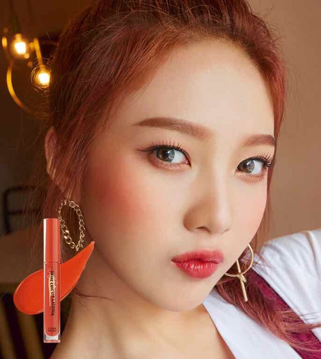 シャインシックリップラッカー/ETUDE/リップグロスを使ったクチコミ（3枚目）