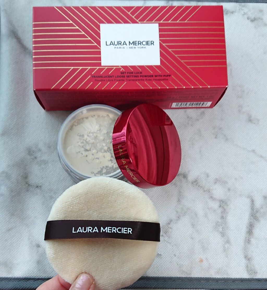 ルースセッティングパウダー トランスルーセント/ローラ メルシエ/ルースパウダーを使ったクチコミ（3枚目）